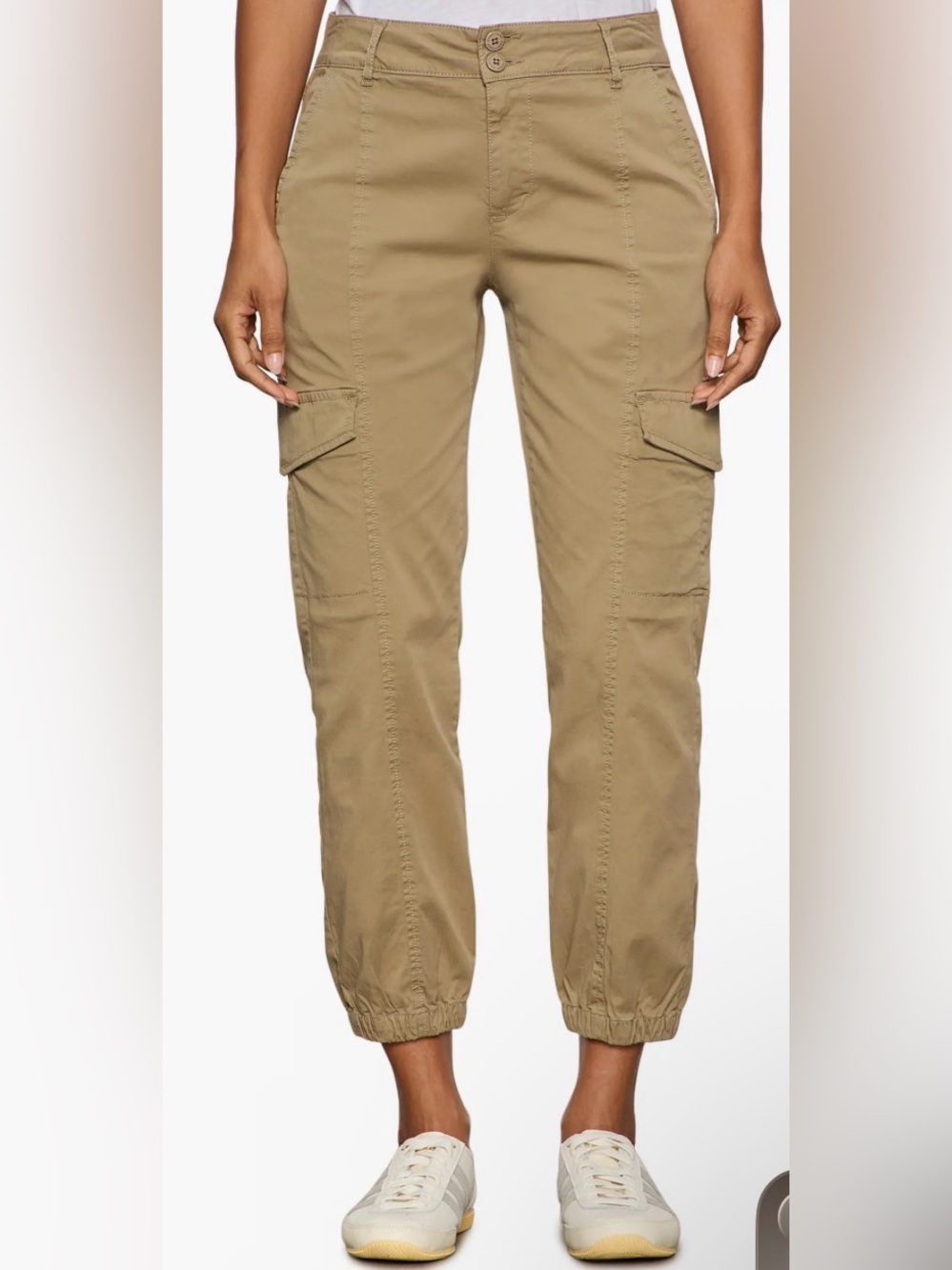 Sanctuary Women's Cargo Joggers in Beige
